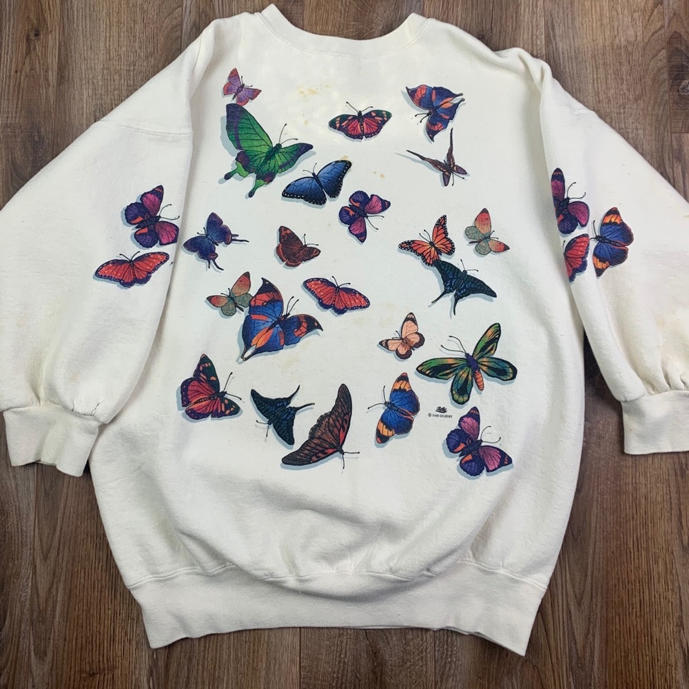 Harborside graphics sportswearXL butterfly sweater